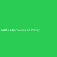 Geschmeidiger Aluminium-Computer