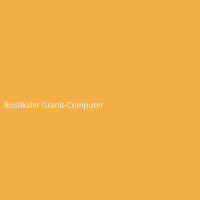 Rustikaler Granit-Computer