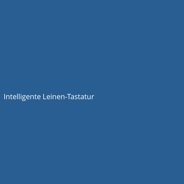 Intelligente Leinen-Tastatur