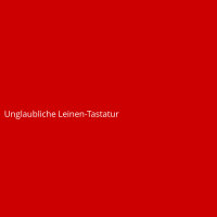 Unglaubliche Leinen-Tastatur