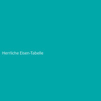 Herrliche Eisen-Tabelle