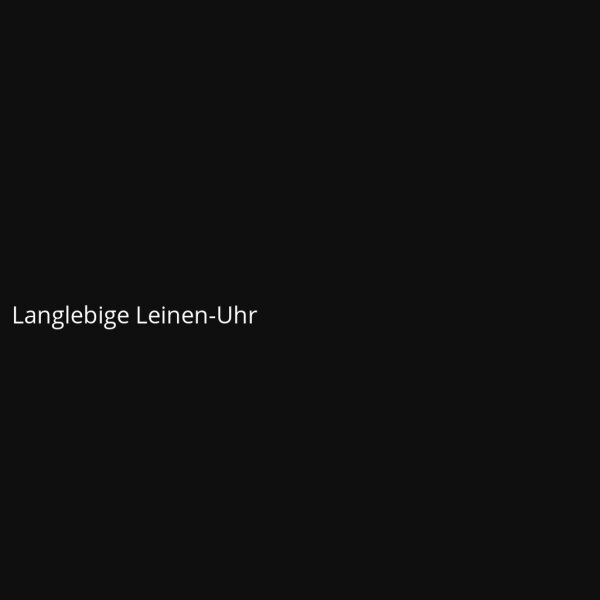 Langlebige Leinen-Uhr