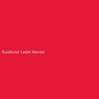 Rustikaler Leder-Mantel