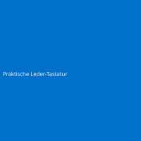 Praktische Leder-Tastatur